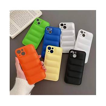 Iphone Uyumlu Puffer K�l�f Gri