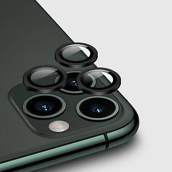 iPhone 11 Pro ve iPhone 12 Pro Uyumlu Lens Koruyucu (Temperli Cam Kamera Koruyucu)