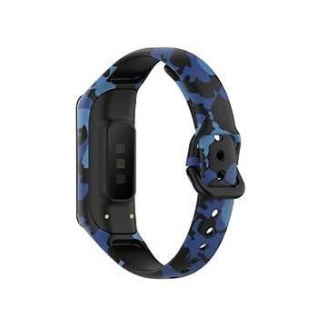 Samsung Galaxy Fit 2 Ak�ll� Bileklik Uyumlu Desenli Kordon Uyumlu