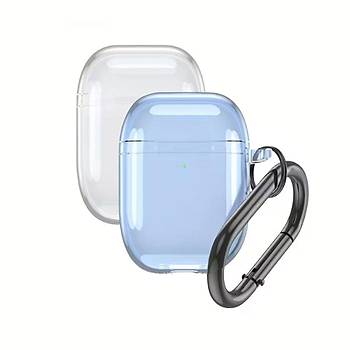 Airpods 1. ve 2. Nesil Uyumlu Transparan Koruma K�l�f�
