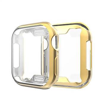Apple Watch 7 8 45MM Uyumlu Kasa ve Ekran Koruyucu 360 Koruma Yumu�ak Silikon