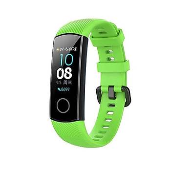 Band 4 / Band 5 Ak�ll� Saat Uyumlu Sportif �izgili Silikon Kordon/Kay��