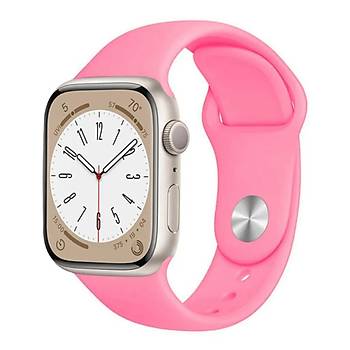 Apple Watch Seri 8 7 6 5 4 3 2 Se Ultra 42MM / 44MM / 45MM / 49MM Uyumlu Spor Silikon Kordon