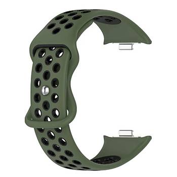 Mi Band 8 Pro / Mi Band 9 Pro Uyumlu Delikli Silikon Kordon/Kay��