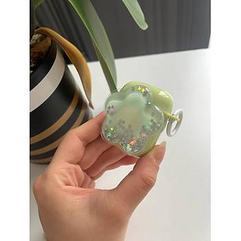 Airpods 1. Ve 2. Nesil Uyumlu Sulu Y�ld�zl� Koruyucu K�l�f