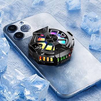 P60 Dijital Ekranl� RGB Telefon So�utucu Fan
