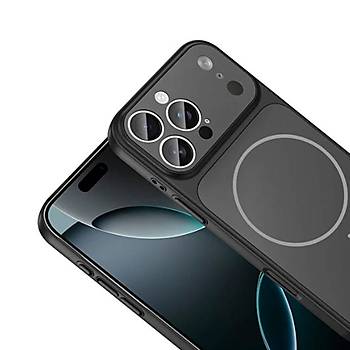 iPhone 17 Pro Uyumlu AG Glass Koruyucu K�l�f (iPhone 17 Pro Max G�r�n�ml�)