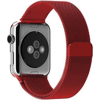 Apple Watch 2 3 4 5 6 Se Nike 42mm 44mm Uyumlu  Kay�� Milano Loop Metal �rg� Kordon