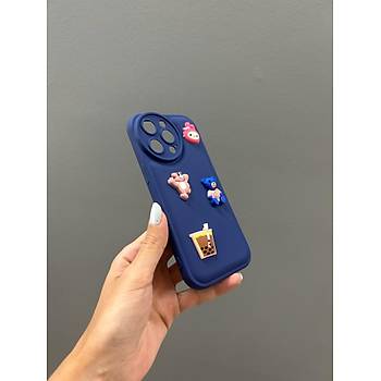 Iphone 13 Pro Max Uyumlu Sevimli Ay�c�kl� Puf K�l�f