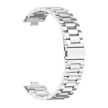 Huawei Watch Fit 3 / Fit 4 / Fit 4 Pro Uyumlu Paslanmaz �elik Metal Baklal� Kordon