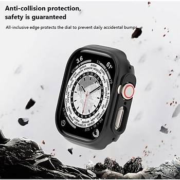 Apple Watch Ultra 49MM Kasa Koruyucu K�l�f Anti-Scratch Sert Pc Slim ( �n K�s�ma��k )