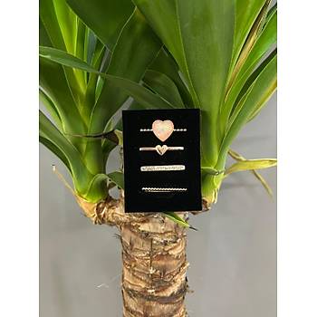 Apple Watch Uyumlu Kordon Aksesuar� Charm Set Kalp 