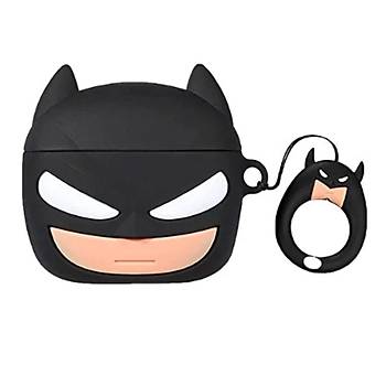 Airpods Pro 3. Nesil Uyumlu Batman Fig�rl� Koruyucu K�l�f 