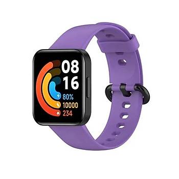 Redmi Watch / Redmi Watch Lite Ak�ll� Saat Uyumlu Sportif Silikon Kordon/Kay��