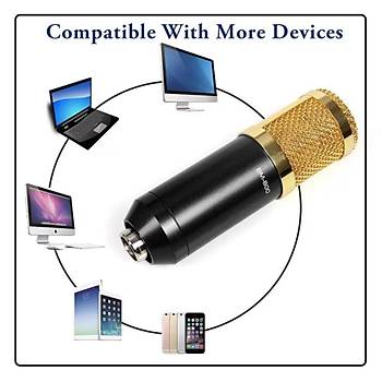 Bm800 Profesyonel St�dyo Kay�t Mikrofon Seti Youtuber Twitch Oyun Mikrofon Kiti