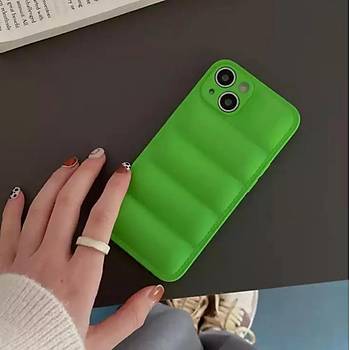 Iphone Uyumlu Puffer K�l�f Ye�il