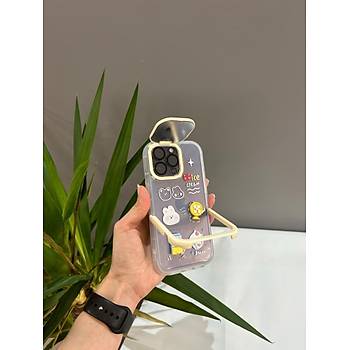 Iphone Uyumlu Sevimli Ayna Ve Stand Detayl� �ce Cream K�l�f