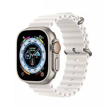 Apple Watch Ultra 49MM Uyumlu Ocean Kordon Silikon Kay��