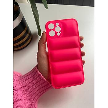 Iphone 12 Pro Max Uyumlu �i�me K�l�f Puffer Case Tam Koruma