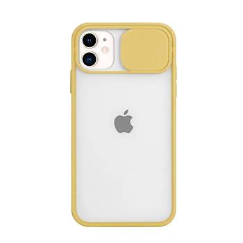 Iphone 11 K�l�f S�rg�l� Kamera Korumal� Renkli Silikon K�l�f