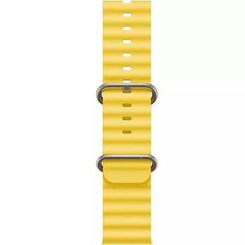 Apple Watch Kordon 3 4 5 6 7 8 SE Ultra Serisi 42 Mm/44 Mm/45Mm/46MM/ 49Mm Uyumlu Ocean Silikon Spor Kay��