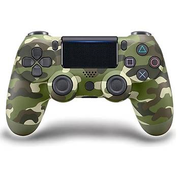 Doubleshock PS4 Uyumlu Kablosuz Titre�imli Oyun Kolu (Kamuflaj Desenli Gamepad)