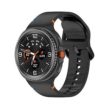 Galaxy Watch 8 Ultra Uyumlu Klasik Silikon Kordon/Kay��