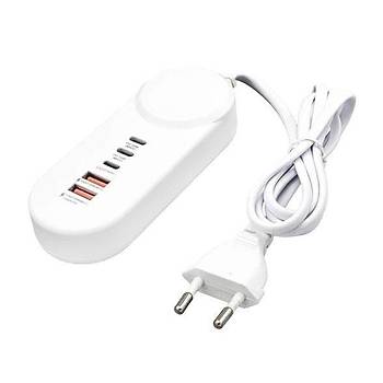 35 W �oklu �arj Adapt�r� (USB + Type C + Lightning)