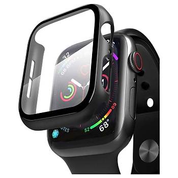 Apple Watch 44 Mm 360 Derece Koruyucu K�l�f Siyah