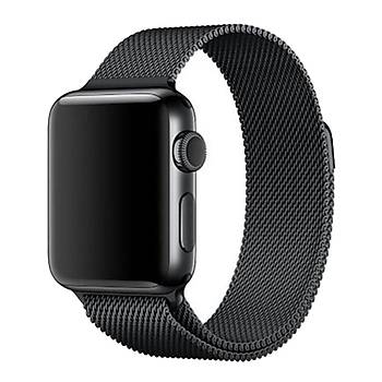 Apple Watch 2 3 4 5 6 Se Nike 42mm 44mm Uyumlu  Kay�� Milano Loop Metal �rg� Kordon