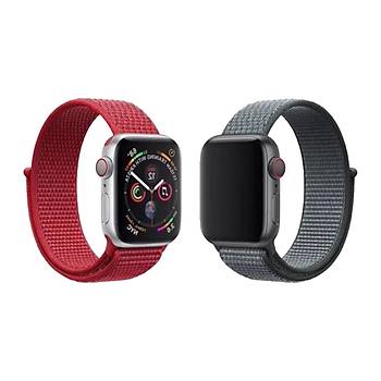 Apple Watch Uyumlu 2'li Has�r Kordon Seti
