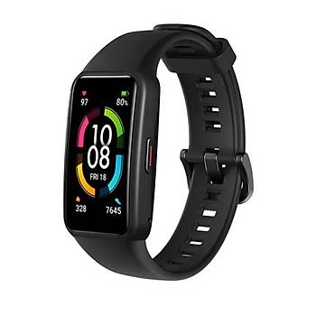 Honor Band 6 Ak�ll� Saat Uyumlu Sportif Silikon Kordon/Kay��