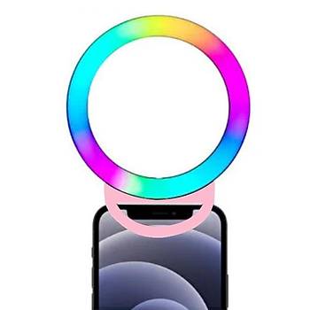 �arjl� Aynal� Rgb Renkli Ring Light Selfie I����