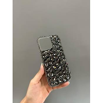 Iphone Swarovski Ta�l� Siyah K�l�f