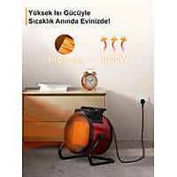 Elektrikli Is�t�c� Fan (3000W H�zl� ve Sessiz Is�tma)
