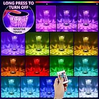 Kristal G�r�n�ml� �arjl� Masa Lambas� (RGB LED Dekor)