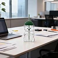 Sevimli Ay�c�k Pipetli Bardak Bear Cup