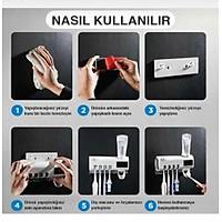 Otomatik Di� Macunu S�kaca�� Ve Sterilizat�r 4 Adet Di� F�r�as� Tutuculu