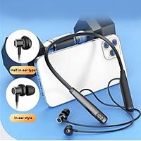 Y10 LCD G�stergeli Boyun Bantl� Bluetooth Sporcu Kulakl��� (100 Saate Kadar �arj)