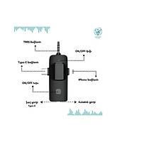 F11-2 Profesyonel 2 Li Kablosuz Yaka Mikrofonu 3in1 Mikrofon Type-C/lightning/jack