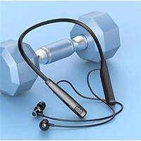 Y10 LCD G�stergeli Boyun Bantl� Bluetooth Sporcu Kulakl��� (100 Saate Kadar �arj)