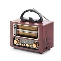 NS 6637-BT Nostaljik Radyo Bluetooth Hoparl�r (SD Kart ve USB Giri�li)