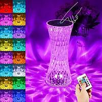 Kristal G�r�n�ml� �arjl� Masa Lambas� (RGB LED Dekor)