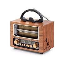 NS 6637-BT Nostaljik Radyo Bluetooth Hoparl�r (SD Kart ve USB Giri�li)