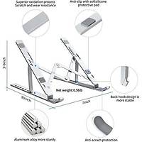 Katlanabilir Metal Notebook Stand� (Y�kseklik Ayarl�)