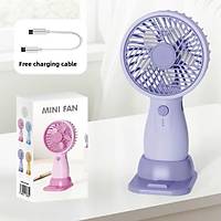El Tipi Mini Fan �arjl� Vantilat�r (3 Kademeli H�z Ayar�)