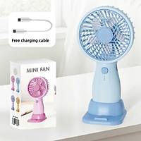 El Tipi Mini Fan �arjl� Vantilat�r (3 Kademeli H�z Ayar�)