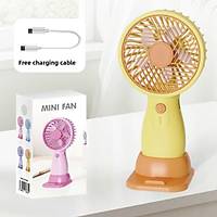El Tipi Mini Fan �arjl� Vantilat�r (3 Kademeli H�z Ayar�)