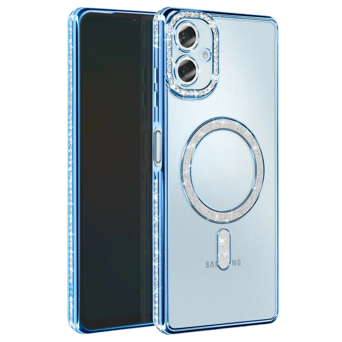 Galaxy A07 4G Joke Simli Magneticsafe Kılıf - Mavi