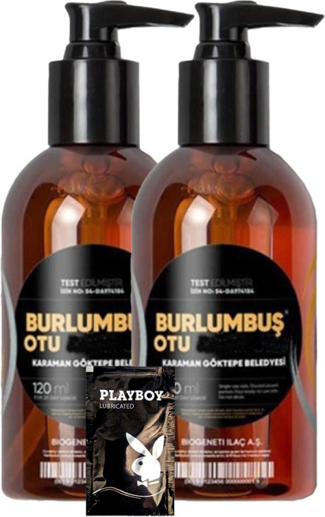 Playboy Burlumbuş Otu Jeli DOLCER2-2:0384 2li Birden 120 ml Bölgesel Relax Jeli + 1 Hediye Jel
